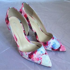 6.5 Qupid Floral Pumps
